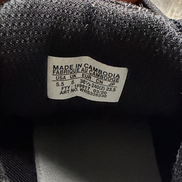 Kids Wilson Black and White Athletic Shoes - Picture 5 of 5